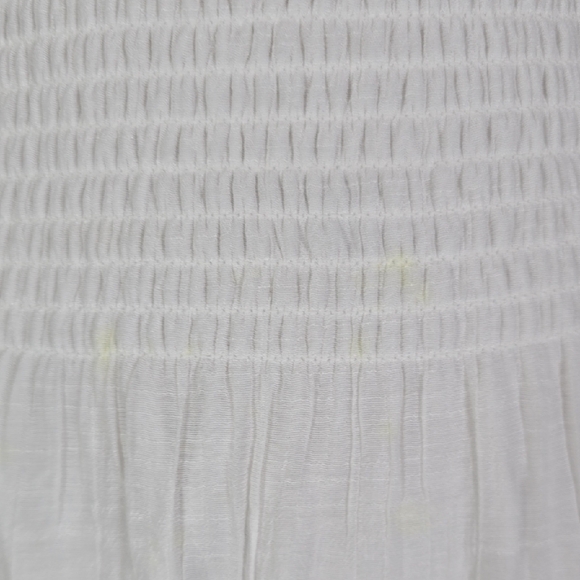 J.Glee Women's White Tiered Maxi Dress Size Small - Picture 8 of 8